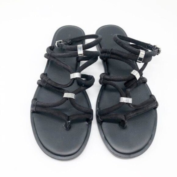 REBECCA MINKOFF Sarle Strappy Black Sandal - Picture 8 of 8